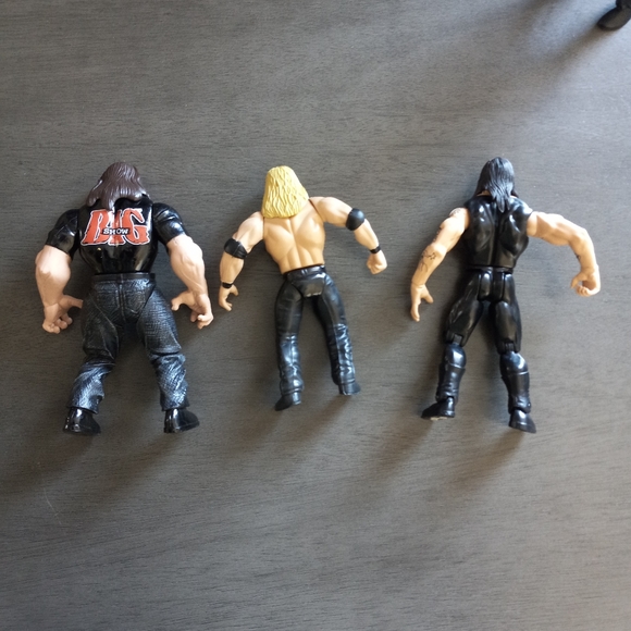Vintage Jakks Pacific WWF Wrestling Action Figures 1998-1999 5 Total - Picture 3 of 5